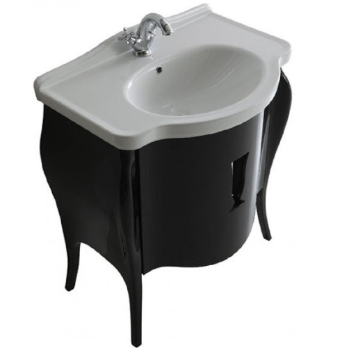 Тумба под раковину GALASSIA ETHOS 8479 напольная цвет белый глянцевый