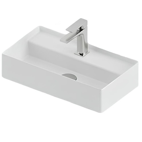 Раковина Artceram Scalino  подвесная/накладная с одним отверстием цвет белый матовый SCL006 05 00