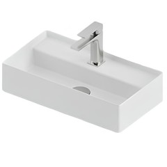 Раковина Artceram Scalino  подвесная/накладная с одним отверстием цвет белый матовый SCL006 05 00