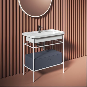 Ящик выдвижной Artceram Fuori Scala деревянный для металлической консоли цвет peacock ACM040 57