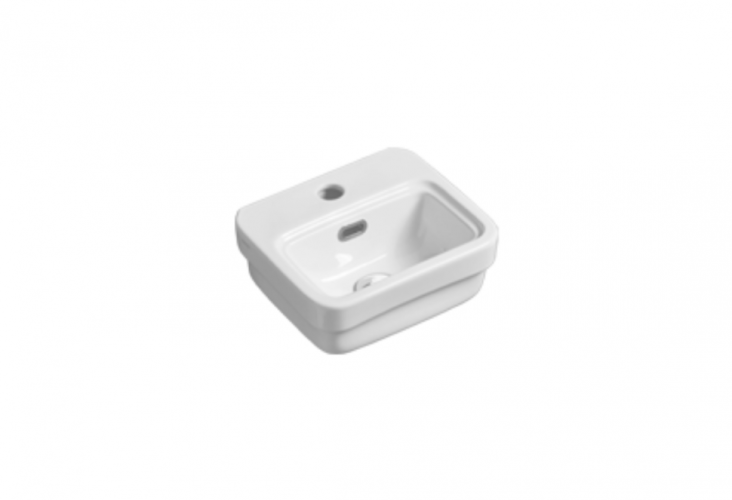 Раковина SIMAS EVOLUTION подвесная с одним отверстием цвет белый EVO13