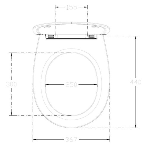 Сиденье для унитаза ISVEA Sentimenti Neo ШГ 367*440 цвет антрацит матовый