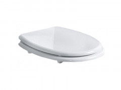 Сиденье с крышкой SIMAS ARCADE с микролифтом цвет белый золото AR007OR