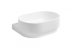 Раковина SIMAS PO-MO подвесная или накладная без отверстий цвет белый PO06