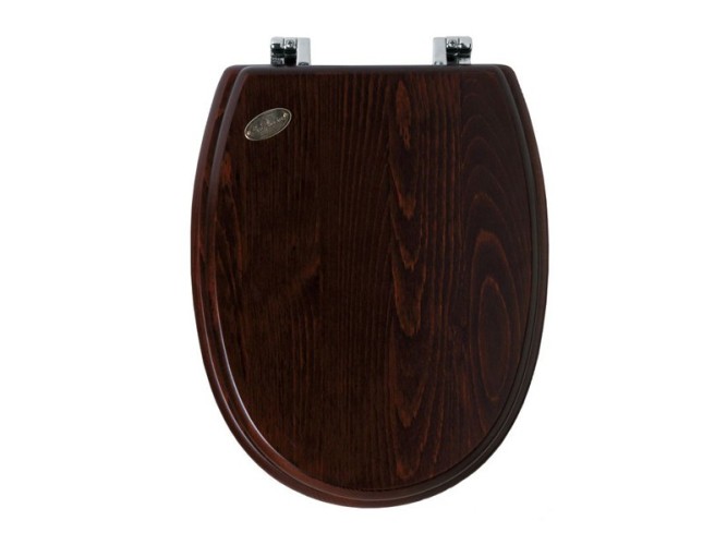 Сиденье с крышкой SIMAS ARCADE с микролифтом цвет орех AR008