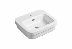 Раковина SIMAS EVOLUTION подвесная с одним отверстием цвет белый EVO15