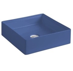 Раковина Artceram Scalino накладная без отверстий  цвет Blue sapphire SCL001 16 00