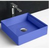 Раковина Artceram Scalino накладная без отверстий цвет Blue sapphire SCL001 16 00