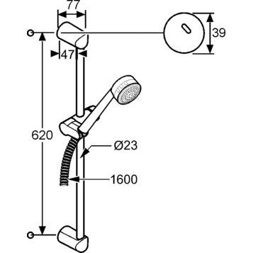 Душевой гарнитур KLUDI ZENTA 6083005-00