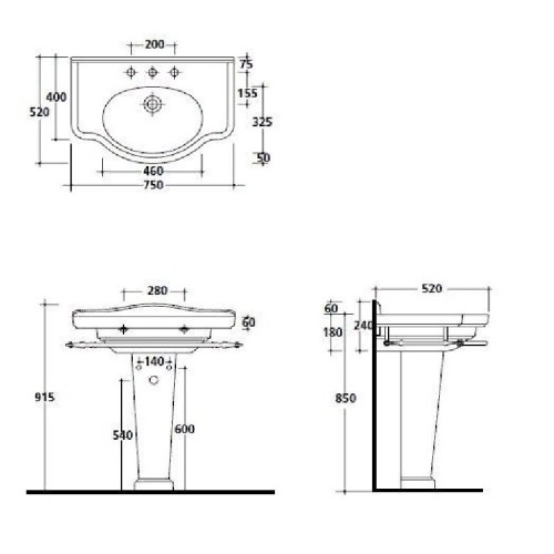 Полотенцедержатель GALASSIA ETHOS 8457 цвет хром