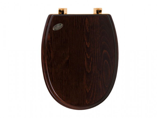 Сиденье с крышкой SIMAS ARCADE с микролифтом цвет орех бронза AR009BR