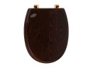 Сиденье с крышкой SIMAS ARCADE с микролифтом цвет орех бронза AR009BR