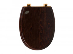 Сиденье с крышкой SIMAS ARCADE с микролифтом цвет орех бронза AR009BR