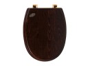 Сиденье с крышкой SIMAS ARCADE с микролифтом цвет орех бронза AR009BR
