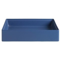 Раковина Artceram Scalino накладная без отверстий  цвет Blue sapphire SCL002 16 00