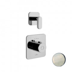 Смеситель для душа встраиваемый с термостатом Webert Living LV971302345, никель