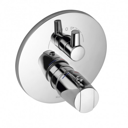Термостат KLUDI OBJEKTA 358300538 для ванны и душа встраиваемый на 2 потребителя внешняя часть