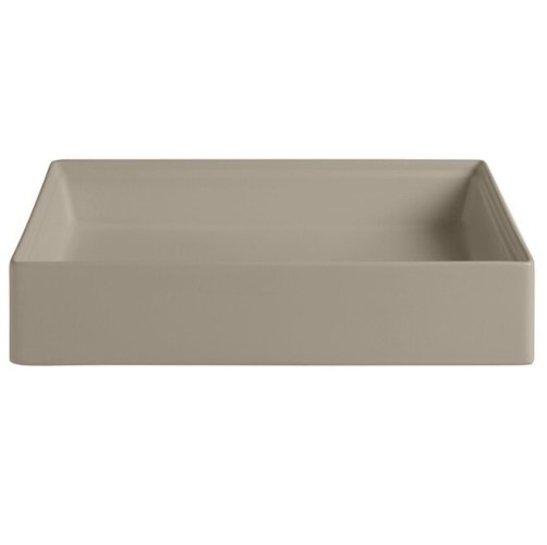 Раковина Artceram Scalino накладная без отверстий цвет Brown matera SCL002 41 00