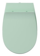 Сиденье для унитаза  ISVEA  Sentimenti Neo  ШГ 367*440  цвет мятно-зеленый матовый