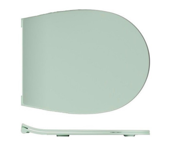 Сиденье для унитаза ISVEA Sentimenti Neo ШГ 367*440 цвет мятно-зеленый матовый