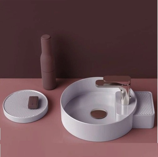 Мыльница Artceram Cartesio  накладная цвет розовый CAC002 33 00