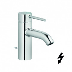 Смеситель KLUDI BOZZ для раковины на одно отверстие однорычажный с донным клапаном для безнапорных водонагревателей 382770576