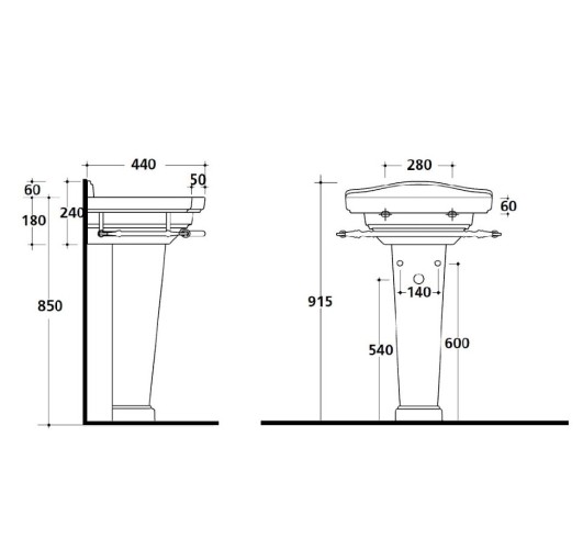 Полотенцедержатель GALASSIA ETHOS 8471 цвет хром