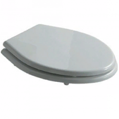 Сиденье с крышкой GALASSIA ETHOS 8413OR петли золото цвет белый глянцевый