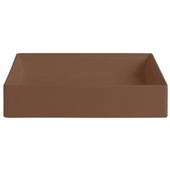 Раковина Artceram Scalino накладная без отверстий  цвет Brown tortora SCL002 40 00