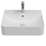Раковина ISVEA Sott'Aqua накладная ШГВ 590*490*163 отверстия для смесителя 1 цвет белый