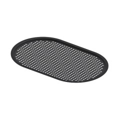 Полка сетчатая Artceram Fuori Scala для овальной консоли цвет черный матовый TFA003 17