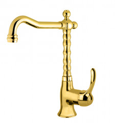 Смеситель для раковины Webert Aurora AU831802010. золото