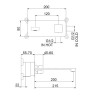 Смеситель для раковины Webert ONE-X OX830606015. хром/сталь