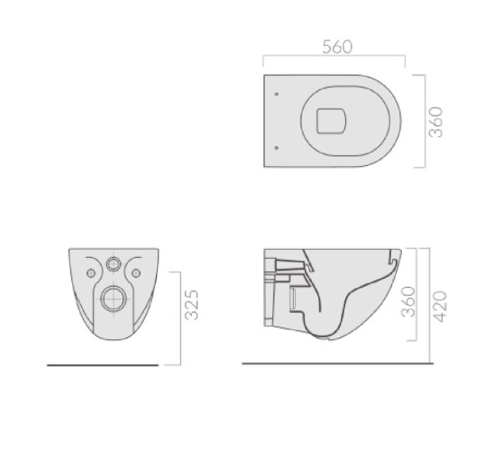 Унитаз GALASSIA Dream 7312 подвесной цвет белый глянцевый