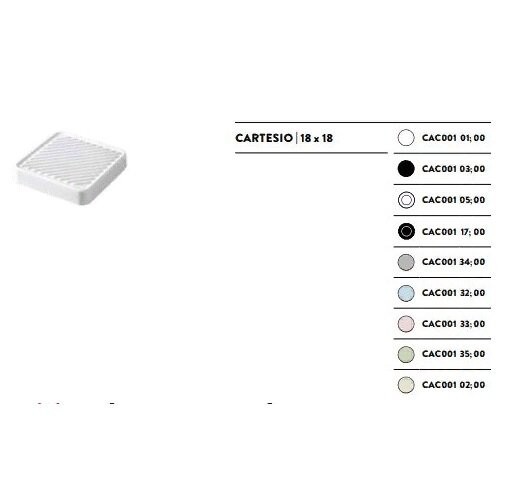 Мыльница Artceram Cartesio накладная цвет белый CAC001 01 00