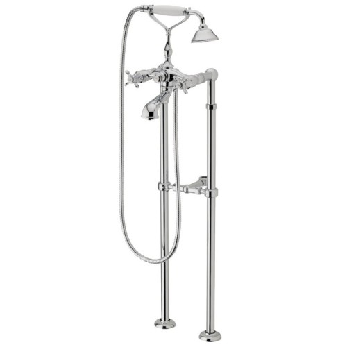 Смеситель для ванны напольный Webert Ottocento OT720801015, хром