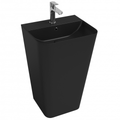 Раковина ISVEA Sott&#039;Aqua напольная ШГВ 500*420*830 отверстия для смесителя 1 цвет черный матовый