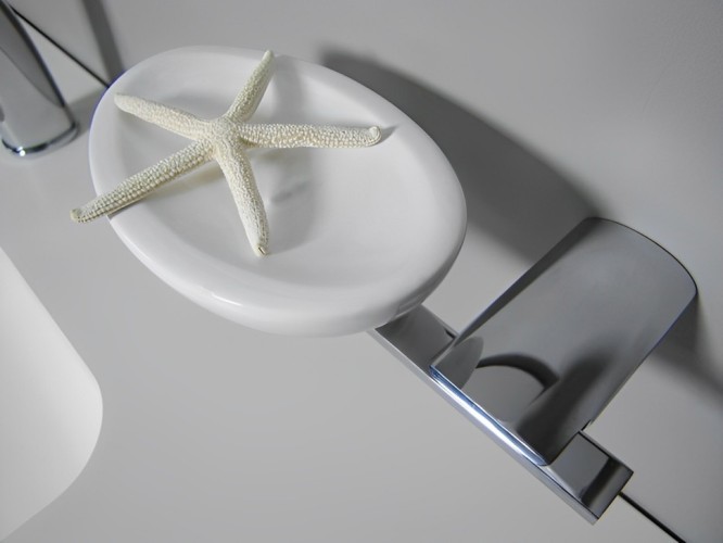 Мыльница Webert Aria AI500101015, хром