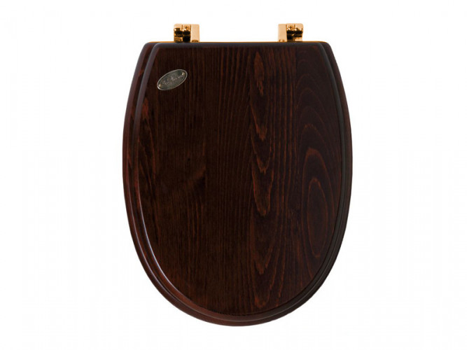 Сиденье с крышкой SIMAS ARCADE цвет орех бронза AR005BR