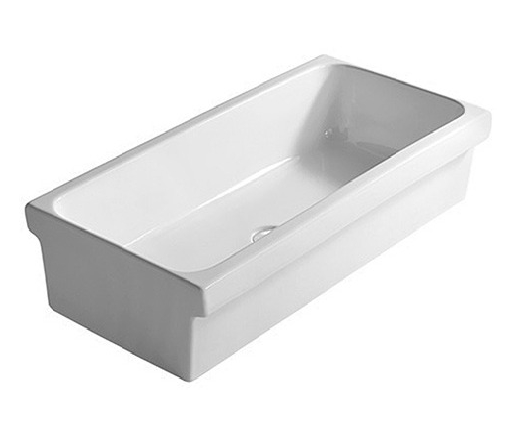 Раковина HATRIA SPECIALS YN0401 подвесная хозяйственная без отверстия без перелива цвет белый