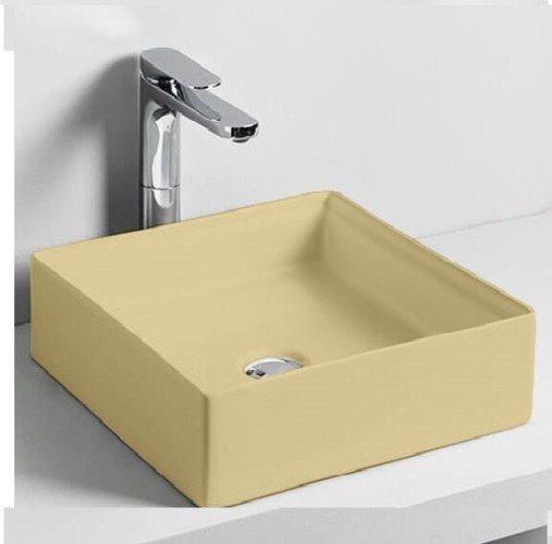 Раковина Artceram Scalino накладная без отверстий цвет Zync yellow SCL001 12 00