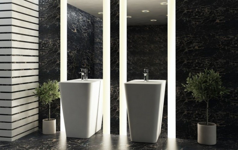 Раковина ISVEA Sott'Aqua напольная ШГВ 500*420*830 цвет белый