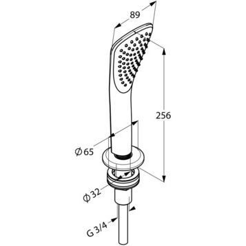 Душевая лейка KLUDI FIZZ 6705105-00