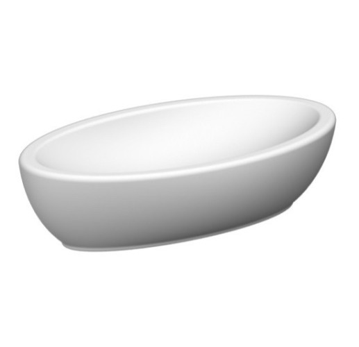 Раковина Scarabeo PLANET накладная без перелива без отверстий цвет белый 8111