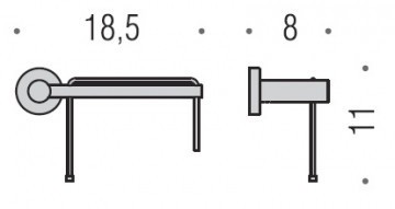 Держатель туалетной бумаги COLOMBO DESIGN PLUS W4908SX без крышки