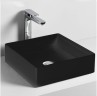 Раковина Artceram Scalino накладная без отверстий цвет черный SCL001 03 00