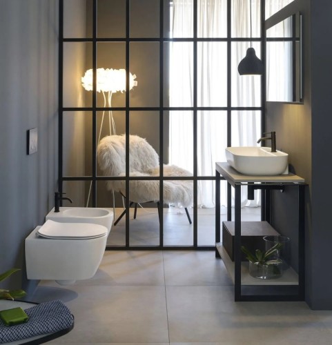 Биде Scarabeo GLAM подвесное с одним отверстием цвет белый 5202