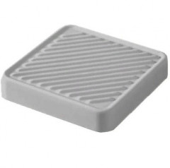 Мыльница Artceram Cartesio накладная цвет серый CAC001 34 00