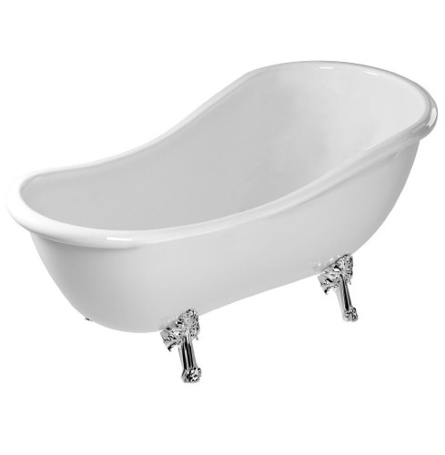 Ванна GALASSIA ETHOS 8496 напольная отдельностоящая цвет белый глянцевый с ножками цвет белый