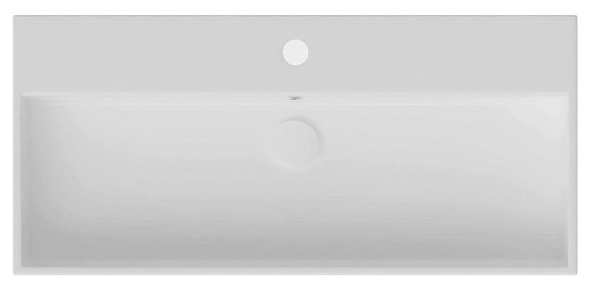 Раковина Isvea Purita 90 см, накладная цвет белый